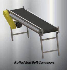 Rolled Bed  Belt Conveyors